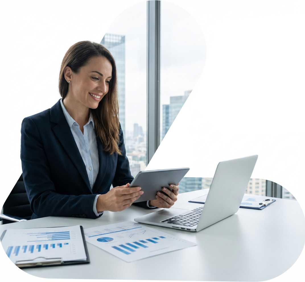 Enterprise professional working